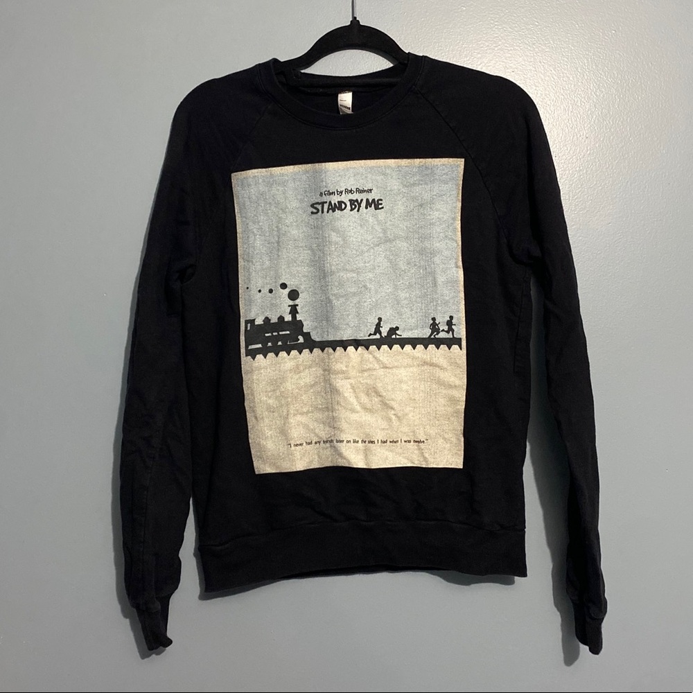 Stand By Me (1985) Crewneck Sweatshirt Black